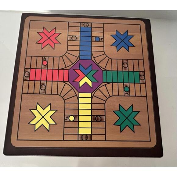 Game Gallery 12 in 1 Game House with 12 Classic Games Chess Checkers Pachisi New - Picture 7 of 9